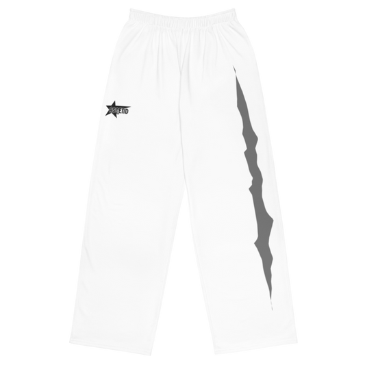 ASCEND Wide leg Sweat Pants With Gray Claw Mark